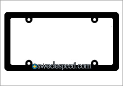 License Plate Frames  SwedeSpeed - Volvo Performance Forum